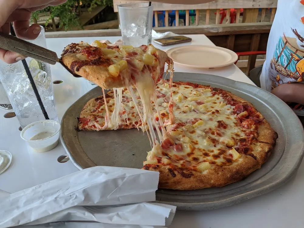 Bacon Pineapple and Jalapeno Pizza
