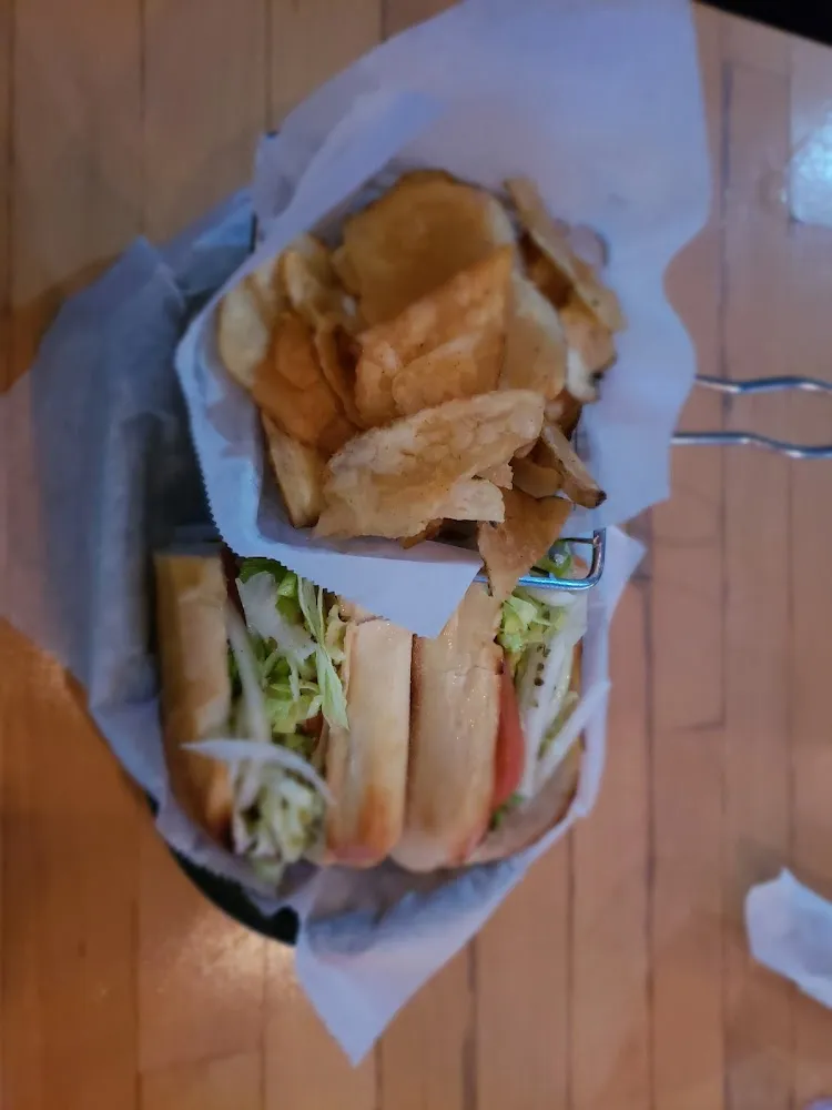 Hoagie Sandwich and Chips