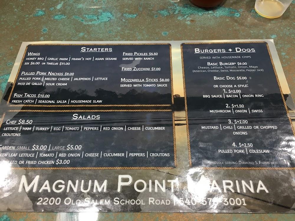 Magnum Point Marina & Restaurant Menu image 2